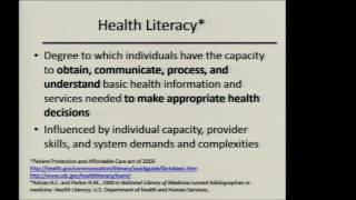 Read the signs? Helping patients achieve health literacy in health care