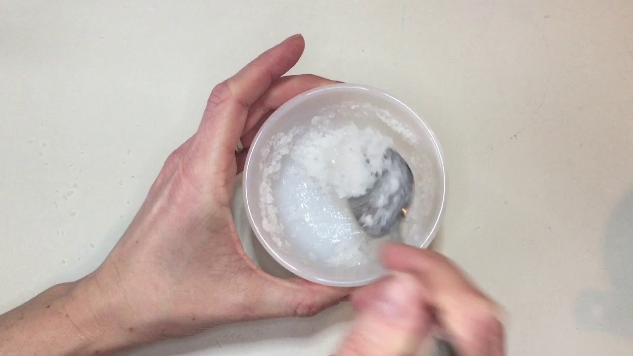 DIY Salt Scrub - YouTube