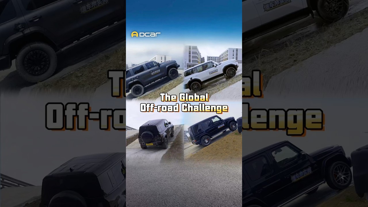 Global Off-Road Capability Comparison#suv #offroad  #mercedes #landrover