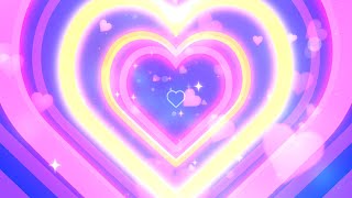 neon heart pop