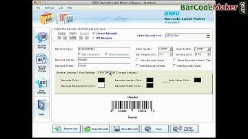 Mac Barcode Maker Software: Design and print barcode label on Mac machine