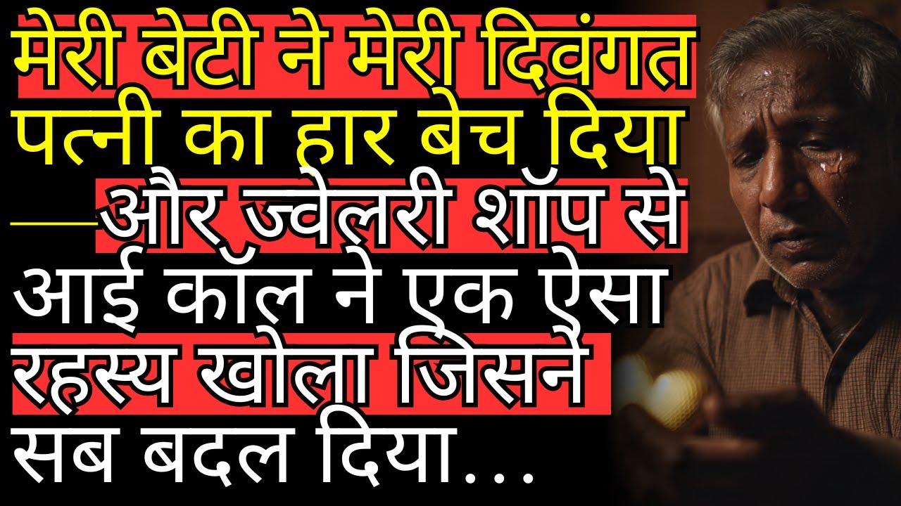 मेरी बेटी ने मेरी दिवंगत पत्नी का हार बेच दिया—और ज्वेलरी शॉप से आई कॉल ने एक ऐसा रहस्य खोला जिसने स