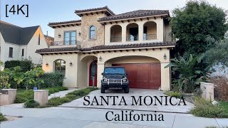 SANTA MONICA California - driving tour [4K]