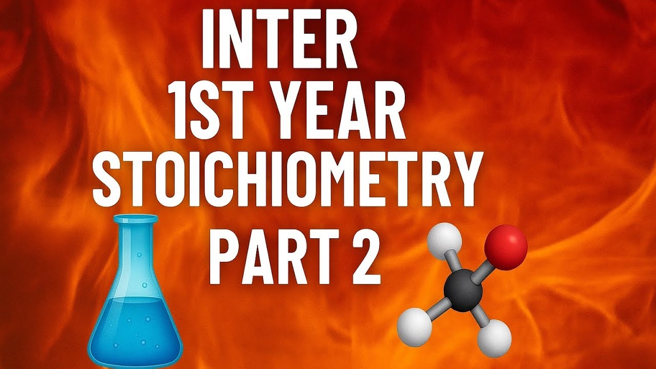 Inter 1st Year Chemistry Chapter -5 Stoichiometry Part - 2