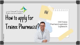 How to apply for Trainee Pharmacist in UAE ( DHA)