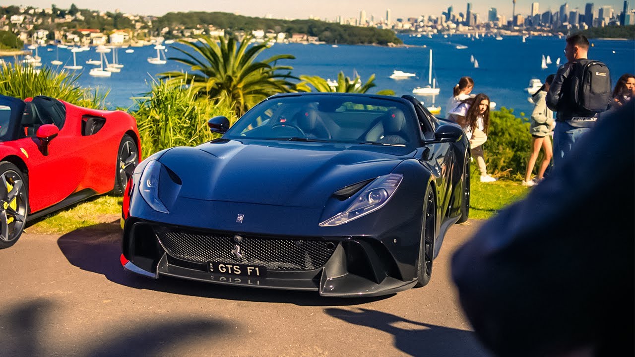 Taking My N-Largo Ferrari 812 GTS to Cars and Coffee! - YouTube