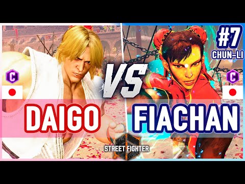 SF6 🔥 Daigo (Ken) vs Fiachan (Chun-Li) 🔥 Street Fighter 6