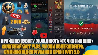 видео: БЕЗКОШТОВНИЙ WOT PLUS, ПІДСВІЧУВАННЯ БРОНІ, НАГОРОДИ КОЛЕКЦІОНЕРА, ПРОЙШОВ «ТОЧКУ КИПІННЯ» | #WOT_UA картинка: БЕЗКОШТОВНИЙ WOT PLUS, ПІДСВІЧУВАННЯ БРОНІ, НАГОРОДИ КОЛЕКЦІОНЕРА, ПРОЙШОВ «ТОЧКУ КИПІННЯ» | #WOT_UA