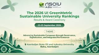 UI GreenMetric Sustainable University Rankings International Result and Awarding