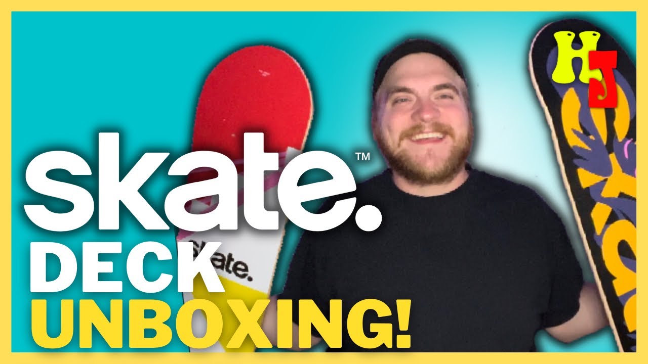 EA SENT ME A PACKAGE!!! (Skate 4 Deck Unboxing!)