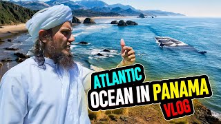 Mufti Tariq Masood in Atlantic And Pacific Ocean Panama - Vlog