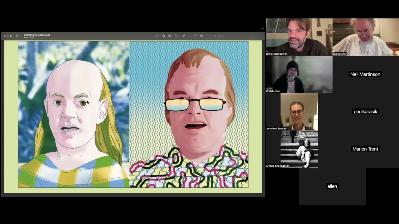 Olivier Schrauwen on his recent book, "Sunday." April 22, 2025