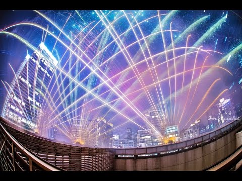 2016.01.01台中老虎城跨年晚會煙火秀 (配樂版)