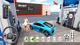Fuel man Female 3D class Driving Simulator New update Gas Station than free drive in road 80 screenshot 5