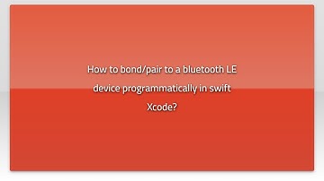 How to bond/pair to a bluetooth LE device programmatically in swift Xcode?