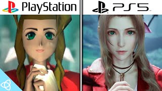 Final Fantasy VII Rebirth - PS1 Original vs. PS5 Remake (Full Game Comparison) | Side by Side