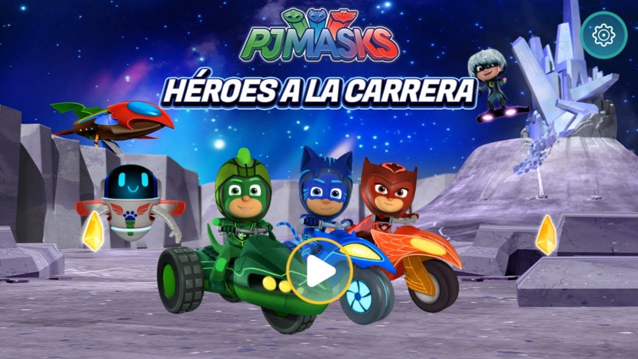 PJ MASKS: Héroes en Pijamas - Héroes A La Carrera. Vs Luna - Disney Junior - YouTube