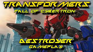 Transformers: Fall of Cybertron- Destroyer Gameplay [HD]