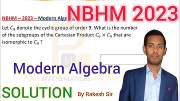 NBHM 2023 Modern Algebra Solution | NBHM 2023 Group Theory Solution | Nbhm 2023 Q.No 15 Solution