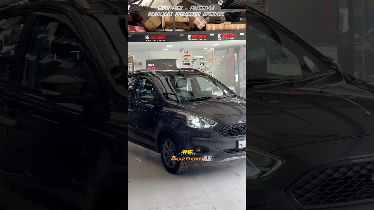 Ford Figo - Freestyle Aozoom A6 Headlight Projector Upgrade ⚡️