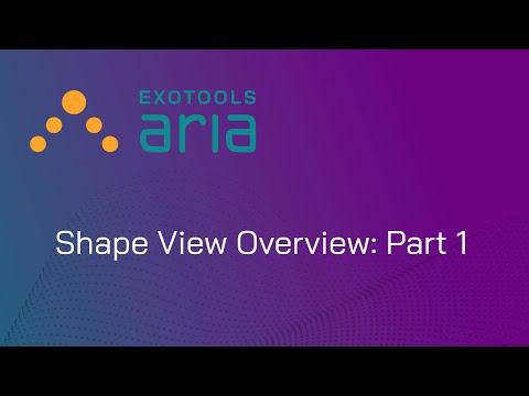 ARIA Tutorial | Shape View Overview – Toolbar Deep Dive (Part 1)
