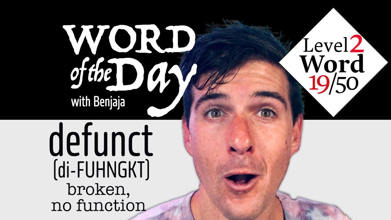 defunct (di-FUHNGKT) | Word of the Day 69/500