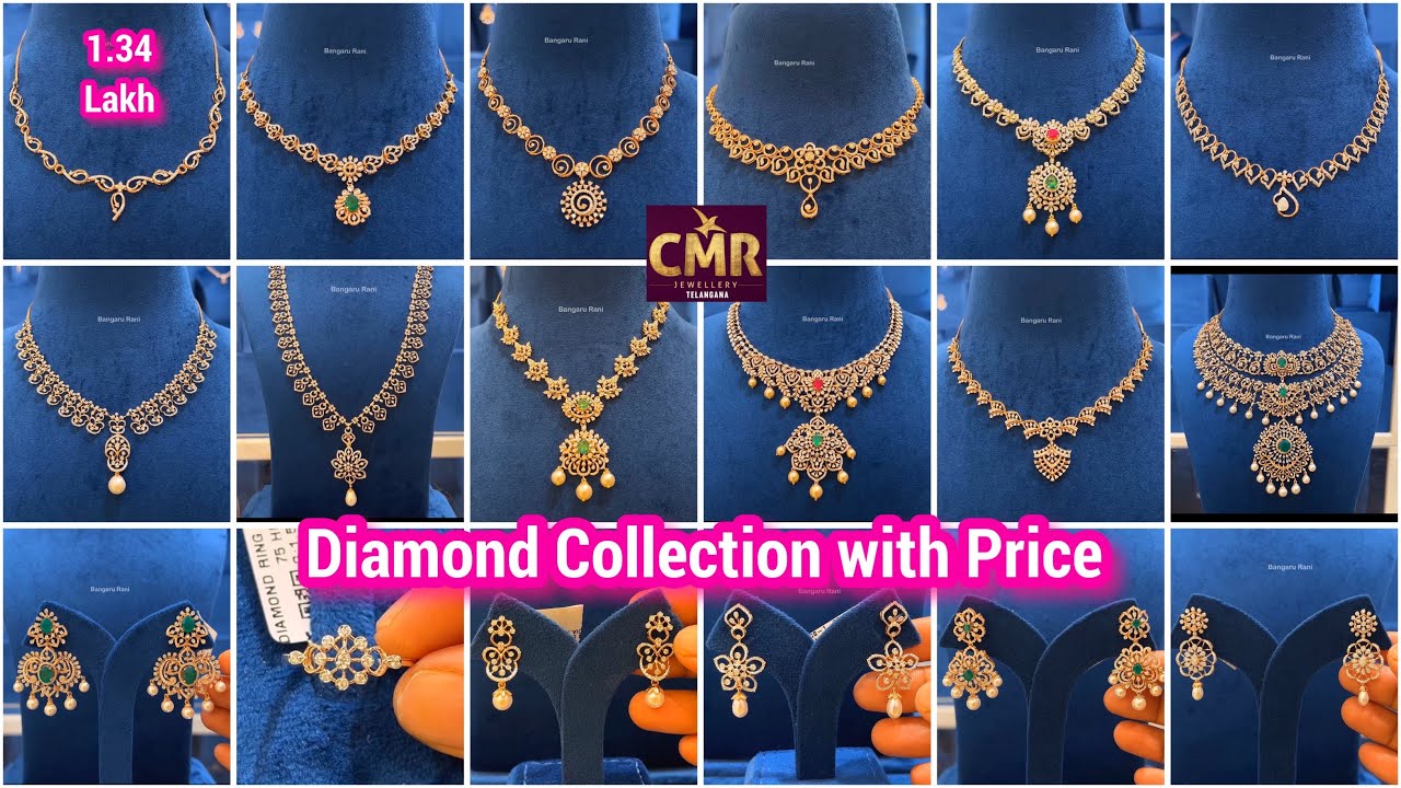 Budget Friendly Diamond Jewellery with Price | Diamond Necklaces | Diamond Harams | Diamond Rings 😍