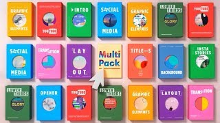 Video Editing Elements Multi Pack - After Effects Template