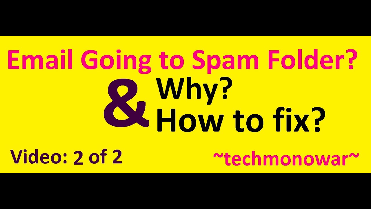 How to stop spam emails YouTube