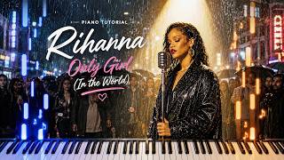 Rihanna Only Girl In The World Beginner Piano Tutorial!