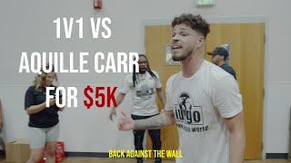 I played AQUILLE CARR 1v1 for $5,000 and things got HEATED👀 | Free Smoke Tour, 717 VS Baltimore