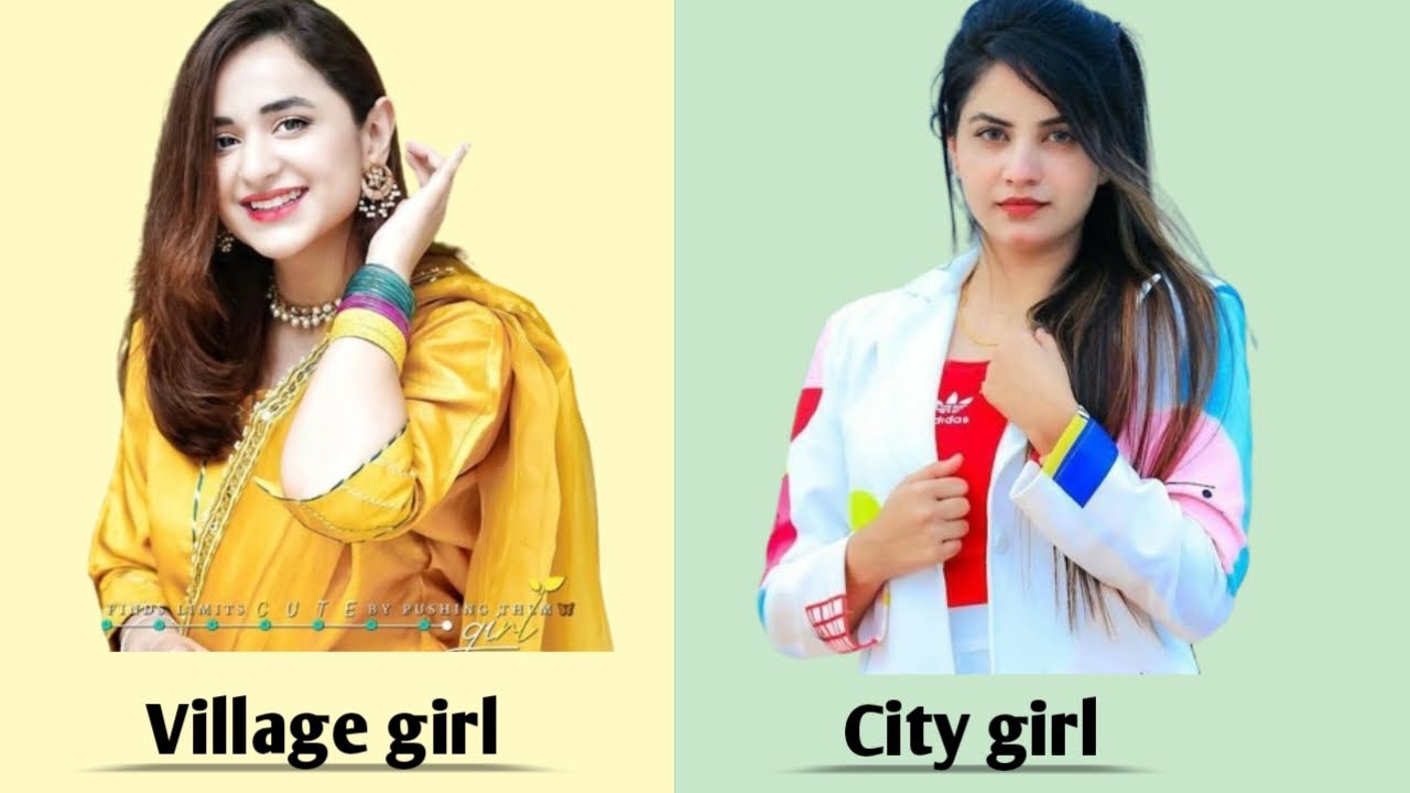 Village girl vs City girl !! City vs Village !! YouTube