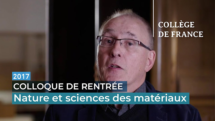 Nature et sciences des matériaux - Clément Sanchez