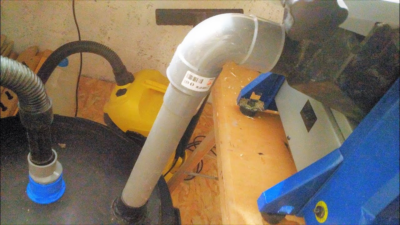 Aspirateur à copeaux 2A test avec la rabodégau