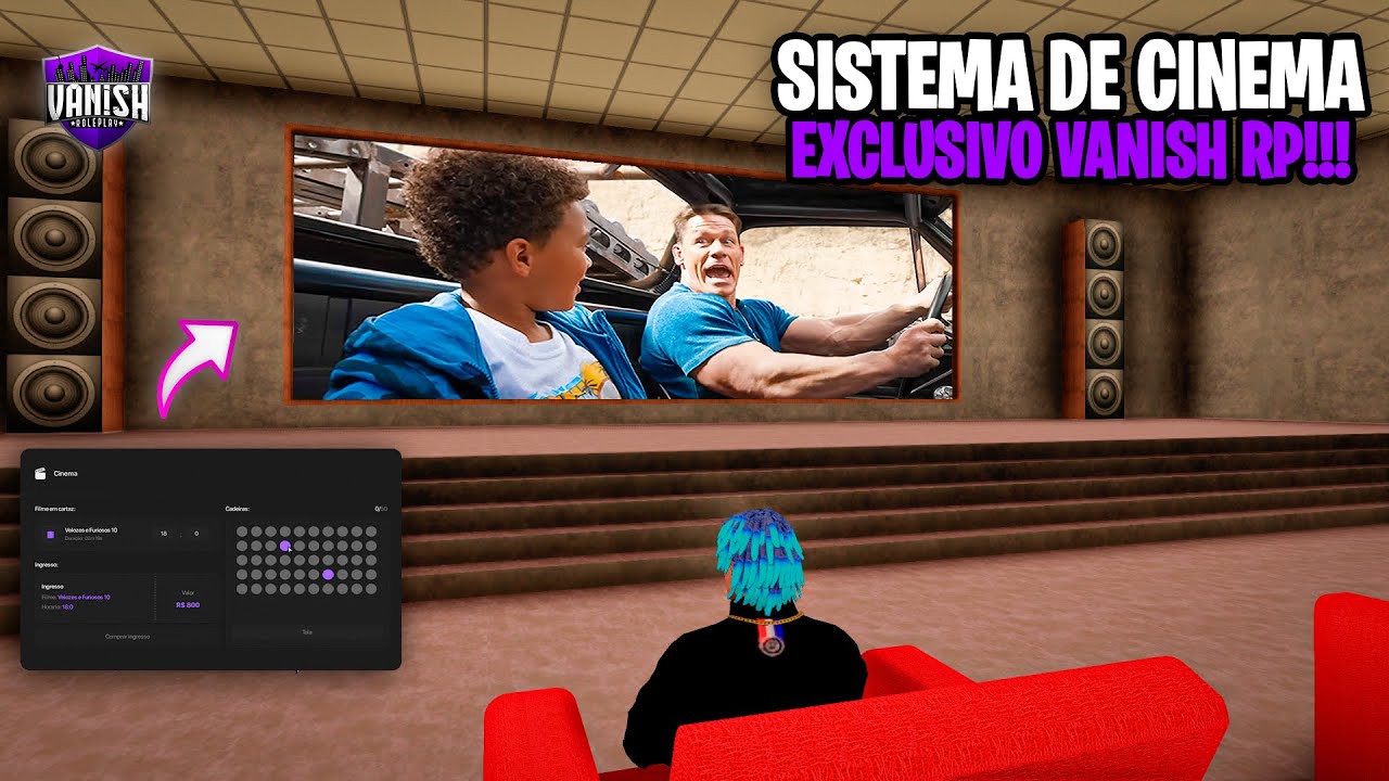 VANISH RP - CINEMA EXCLUSIVO DO SERVIDOR!! ROLEPLAY COMPLETO E ...