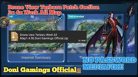Drone View Terbaru Mobile Legends Patch Cecilion Work All Map No Password