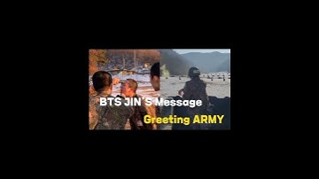 BTS Jin new  update from military center #bts #jin #jinbts #youtube #short