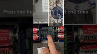 How to set time Seiko Radio wave control clock with 2 button RE555