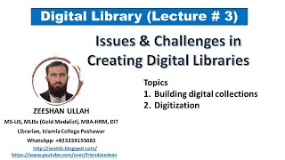 Digital Library (Lecture # 3)