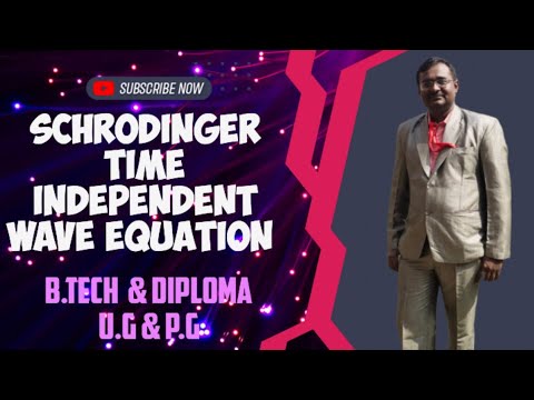 Schrodinger Time independent wave equation @CrazyPhysics1 - YouTube