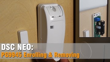 DSC NEO PG9945 How to enroll or delete