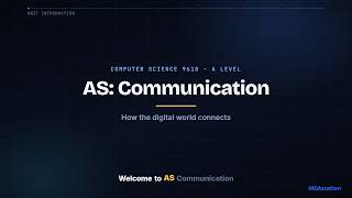 AS: Communication | A Level Computer Science Unit | Cambridge 9618