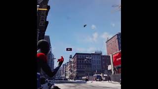 Quick street fight in Spider-Man Miles Morales on PlayStation 5 #shorts #spiderman