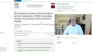 Internet Addiction, Gaming Disorder & ADHD