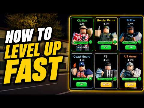 How to LEVEL UP FAST in SAN DIEGO BORDER ROLEPLAY Roblox
