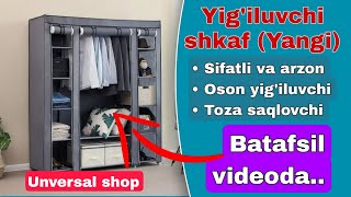 Oson Yigiluvchi Shkaf Matoli Shkaf Dostavka Bor