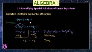1.3 Identifying special solutions of linear equations Wealth