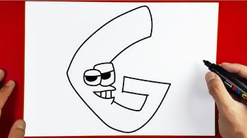 How to Draw ALPHABET LORE G