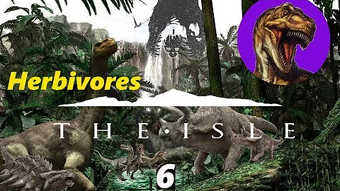 The Isle - Progression with Herbivores (Puertasaurus Largest Dinosaur in The Isle)