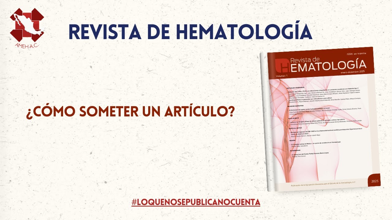Normas para autores – Revista de Hematología
